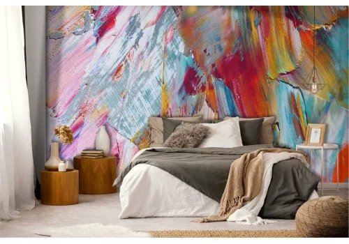 Wallpaper plaster surface abstract colors 2