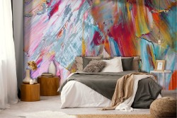Wallpaper plaster surface abstract colors