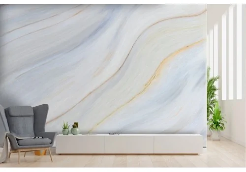 White Marble Surface Wallpaper