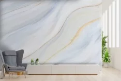 Carta da Parati superficie marmo bianco