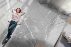 Carta da Parati superficie marmo grigio