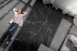 Black marble surface wallpaper