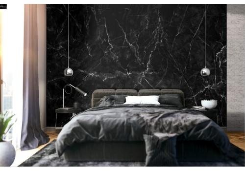Black marble surface wallpaper