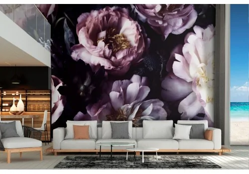 Vintage506 Flower Composition Wallpaper