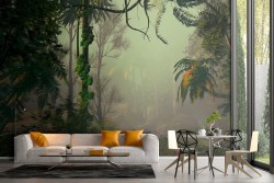 Tropical forest wallpaper