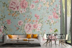 Carta da Parati Natura Vintage Fiori