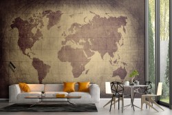 Carta da Parati Mappe Vintage