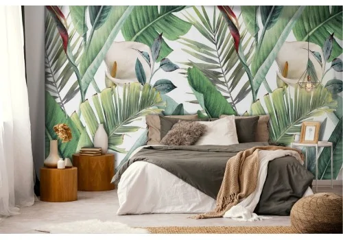 Tropical leaves nature wallpaper 2