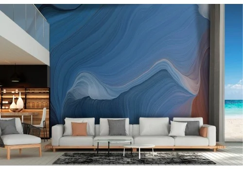 Blue marble surface wallpaper