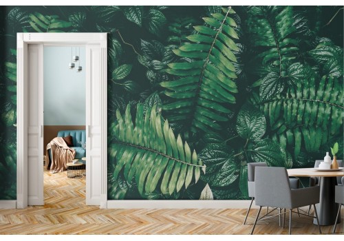 Tropical leaves nature wallpaper 2