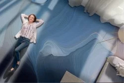 Blue marble surface wallpaper