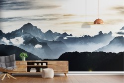 Carta da Parati paesaggio montagne