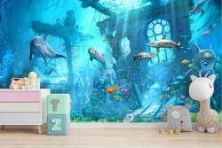 Wallpaper Animals Birds Aquatic World Landscapes