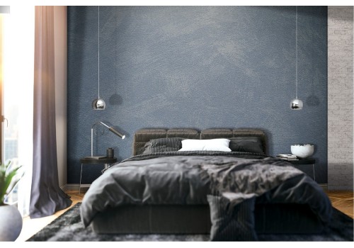 Blue concrete surface wallpaper 2