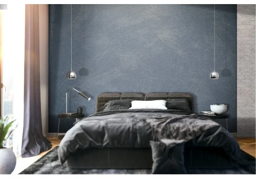 Blue concrete surface wallpaper 2