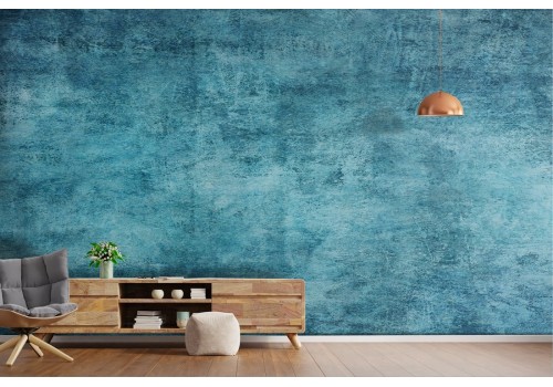 Blue concrete surface wallpaper