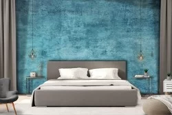 Blue concrete surface wallpaper