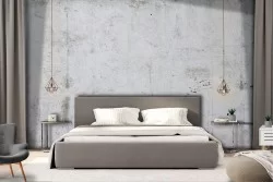 Carta da Parati superficie cemento grigio