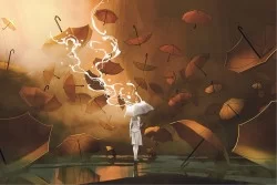 Wallpaper Design and Styles Abstract Paintings and Watercolors Modern