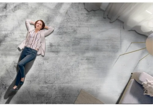 Industrial543 gray cement surface wallpaper