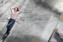 Industrial grey cement surface wallpaper