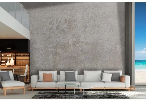 Carta da Parati superficie cemento grigio industrial 2