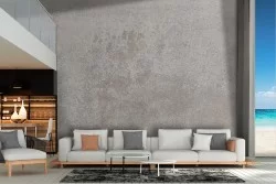 Industrial grey cement surface wallpaper