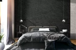 Black cement surface wallpaper