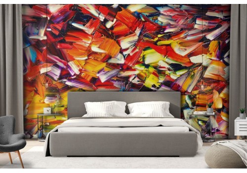 Wallpaper plaster surface abstract colors 2