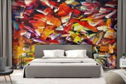 Wallpaper plaster surface abstract colors