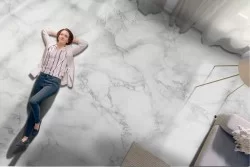 Carta da Parati superficie marmo bianco