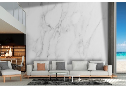 White Marble Wallpaper Surface