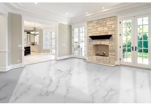 White Marble Wallpaper Surface 2