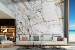 White Marble Wallpaper Surface