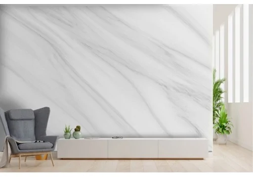White Marble Surface Wallpaper555