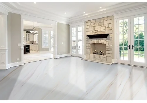 White Marble Surface Wallpaper556