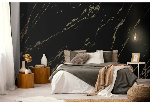 Black marble surface wallpaper 2