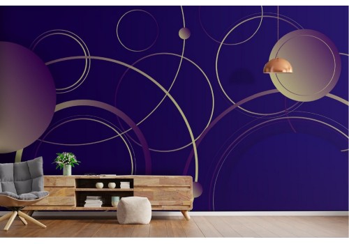 Abstract Wallpaper Circles and Geometries
