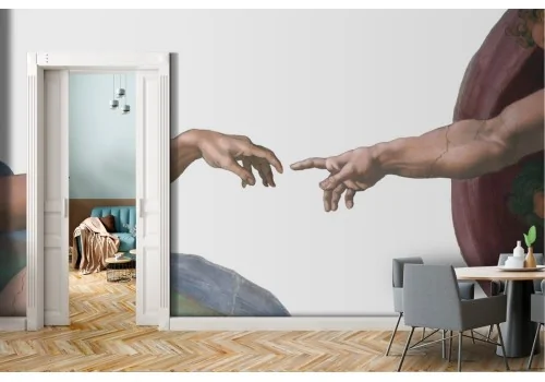 Carta da Parati creazione Uomo quadro dettaglio