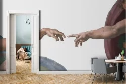 Carta da Parati creazione Uomo quadro dettaglio