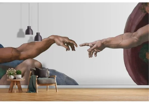 Carta da Parati creazione Uomo quadro dettaglio 2