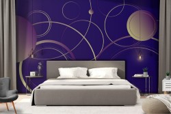 Abstract Stylized Geometric Wallpaper