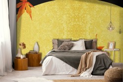 Luxury Oriental Zen Cement Wallpaper