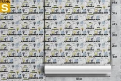Carta da Parati Bambini Animali uccelli Decorazioni e Pattern