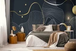 Carta da Parati Astratta Luxury Stilizzata