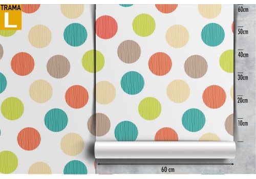 Polka Dot Wallpaper decoration for children. 2