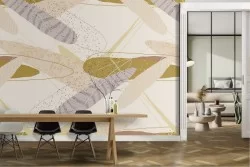 Abstract pattern modern wallpaper decoration.