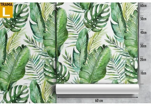 Tropical leaves nature decoration wallpaper. 2