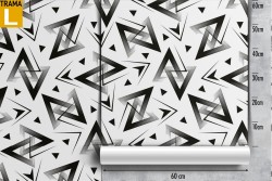 Modern geometric wallpaper decoration.