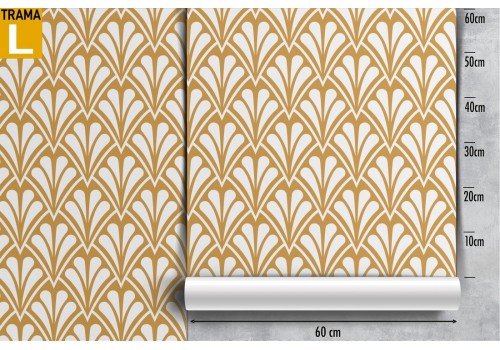 Art Deco vintage geometric wallpaper decoration. 2